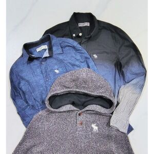 Abercrombie Kids  Pullover Hoodie Sweater  Boys Shirts 11/12 Lot